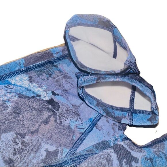lululemon Speed Up Full-On Luxtreme Legging Screen Camo Purple & Blue Size 2 - Picture 11 of 14